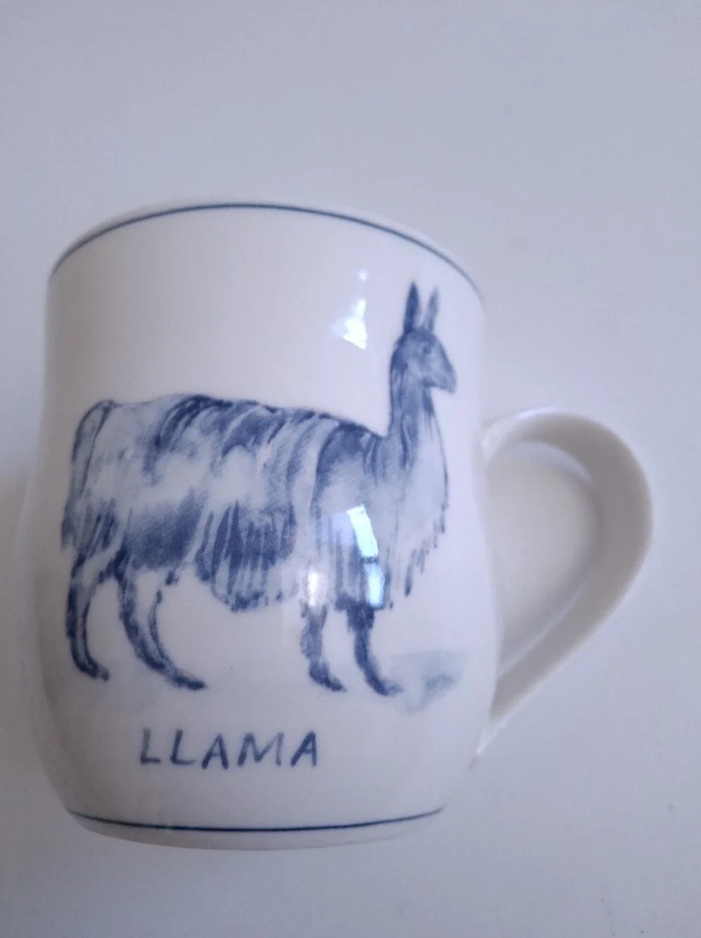 Anthropologie Molly Hatch Llama Mug